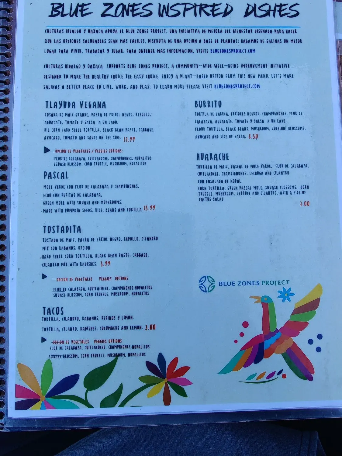 Menu 5