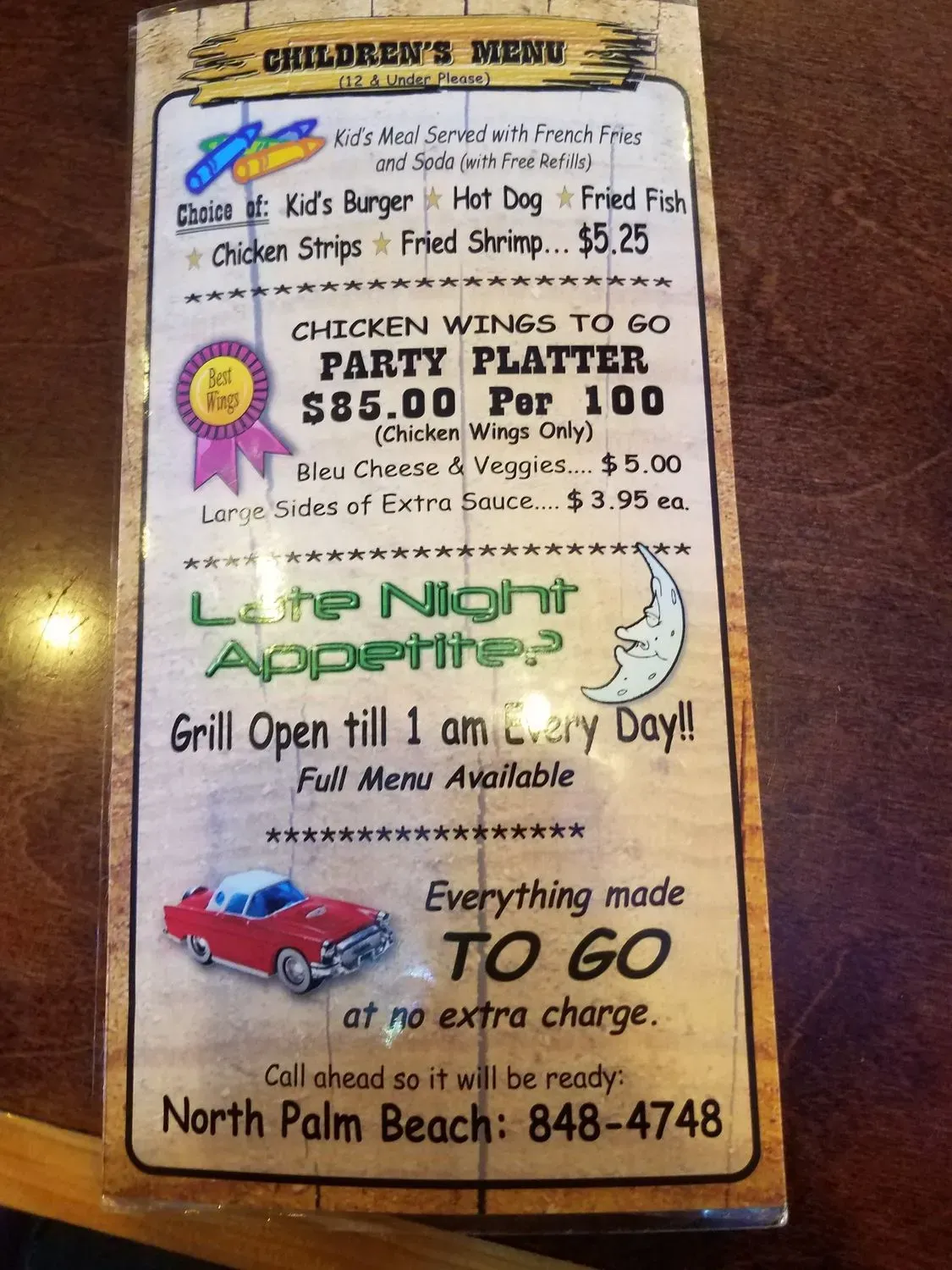 Menu 5