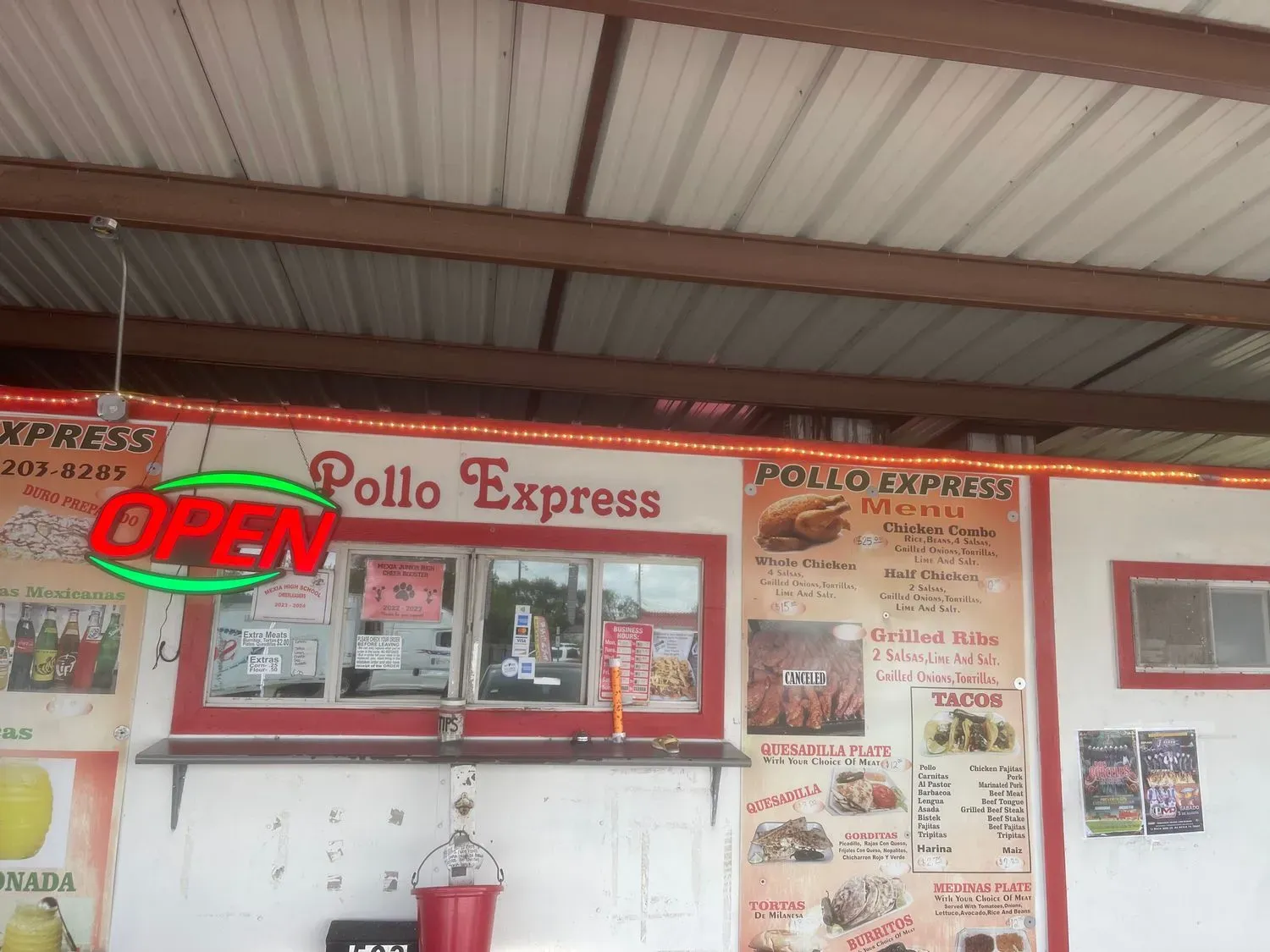Pollo Express Menu - Updated November 2025