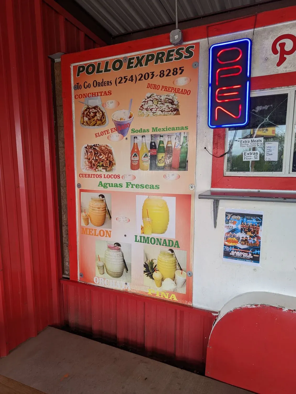 Pollo Express Menu - Updated November 2025