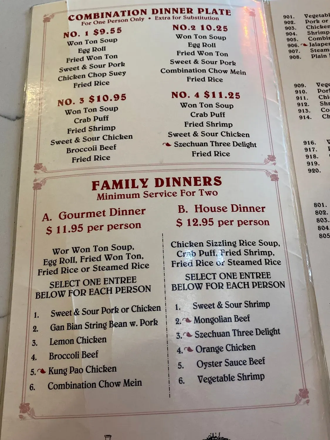 Menu 4