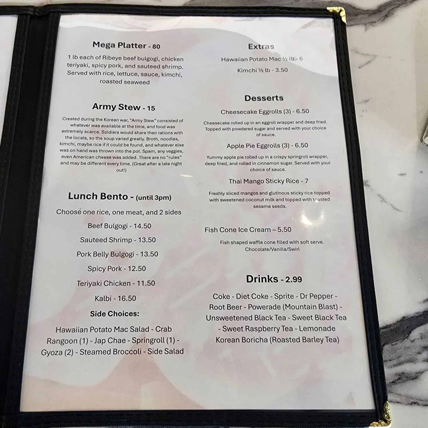 Menu 2