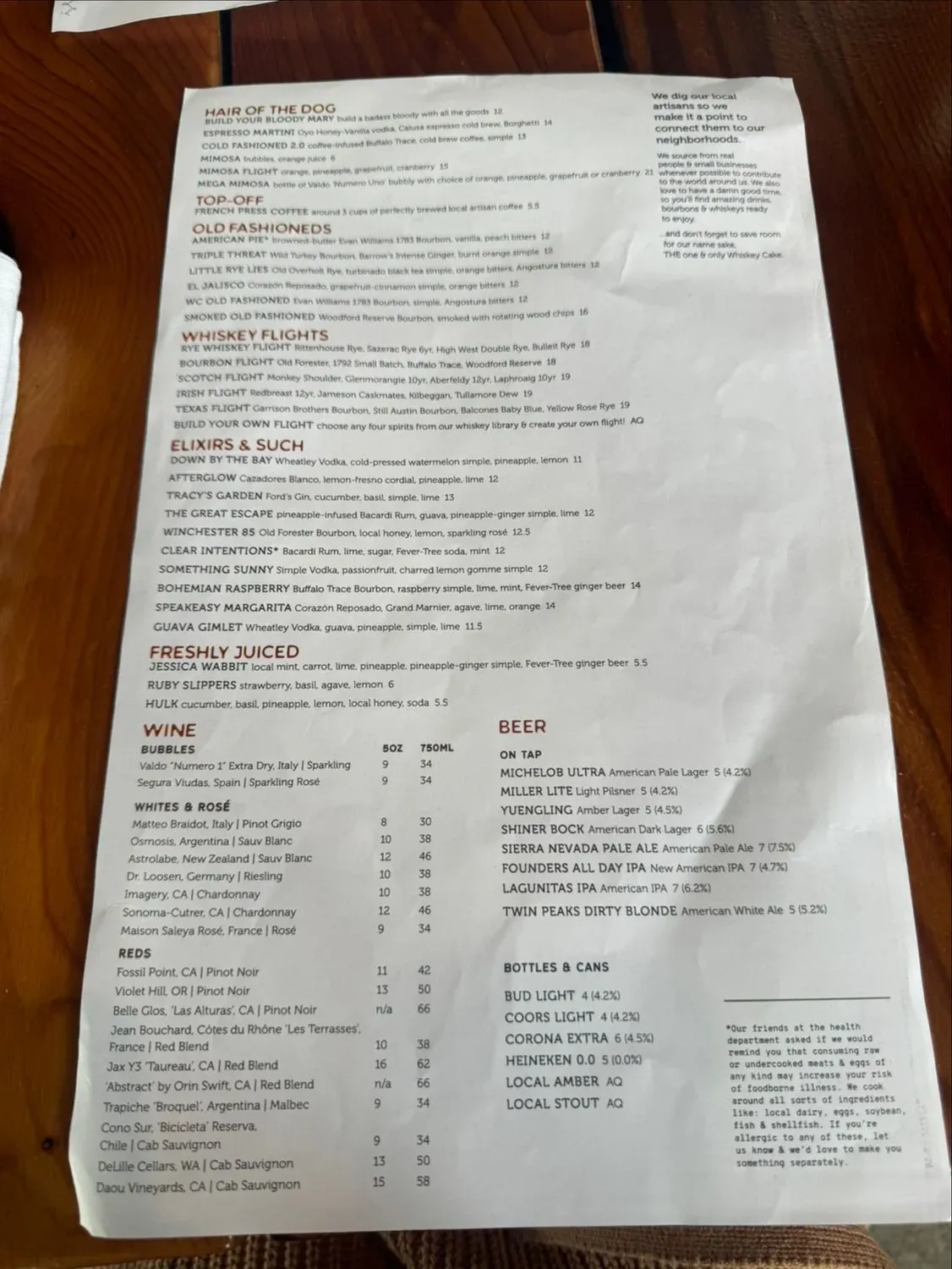 Menu 6