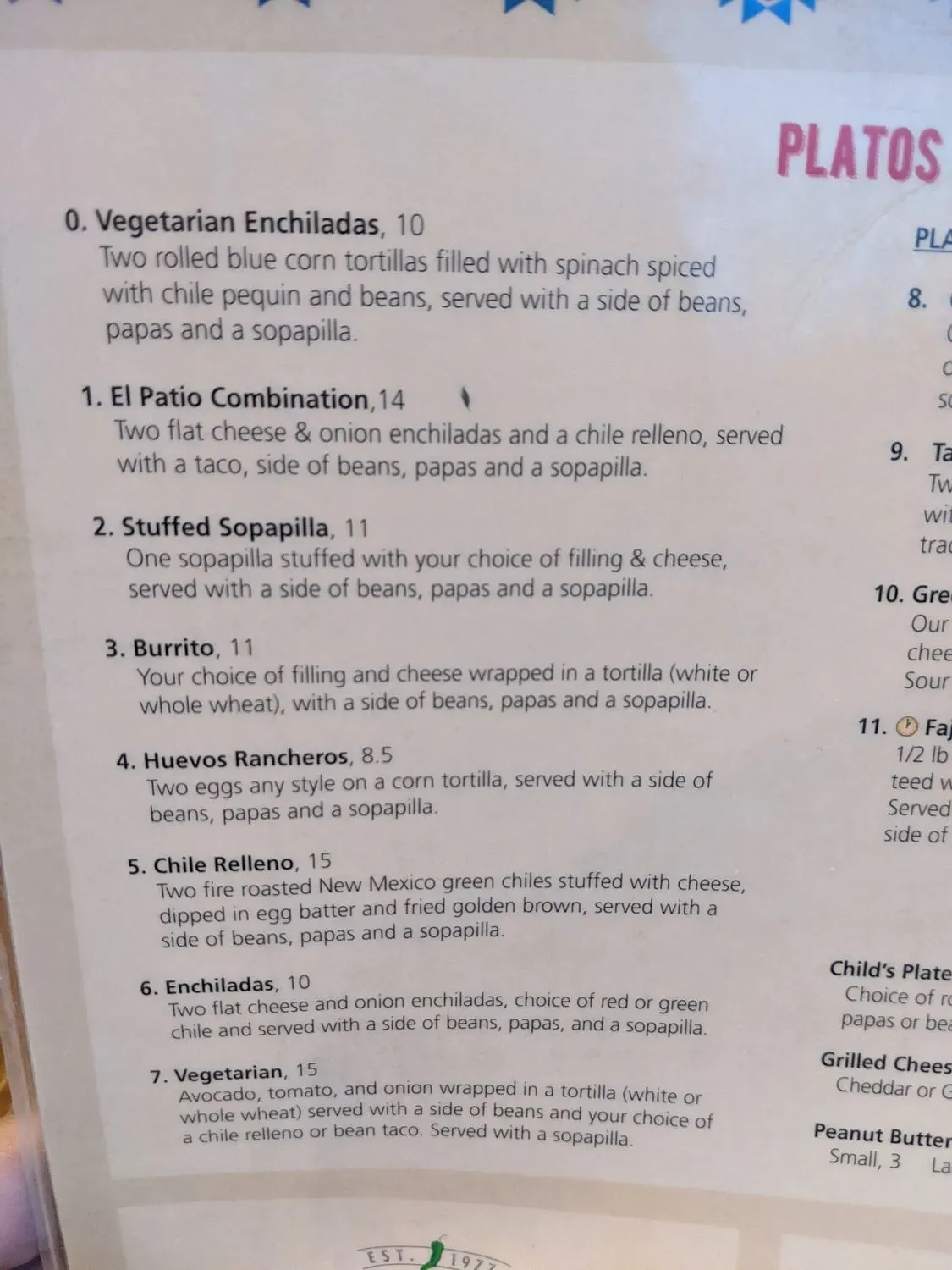 Menu 6