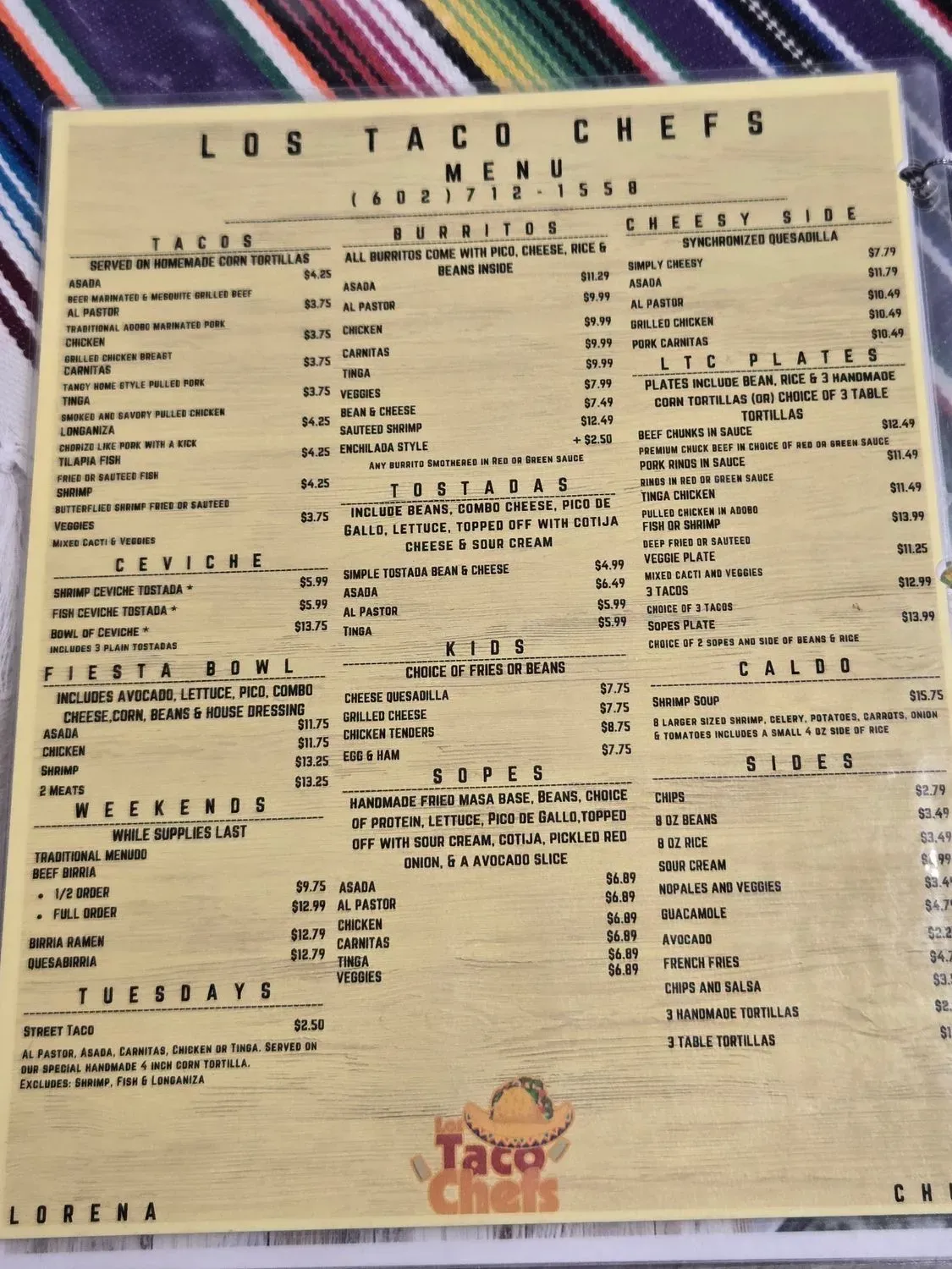 Menu 6