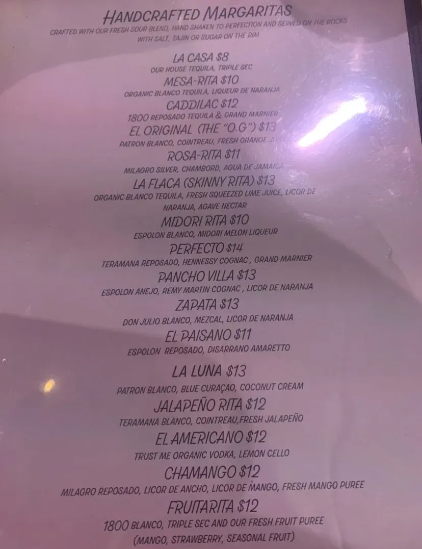 Menu 5