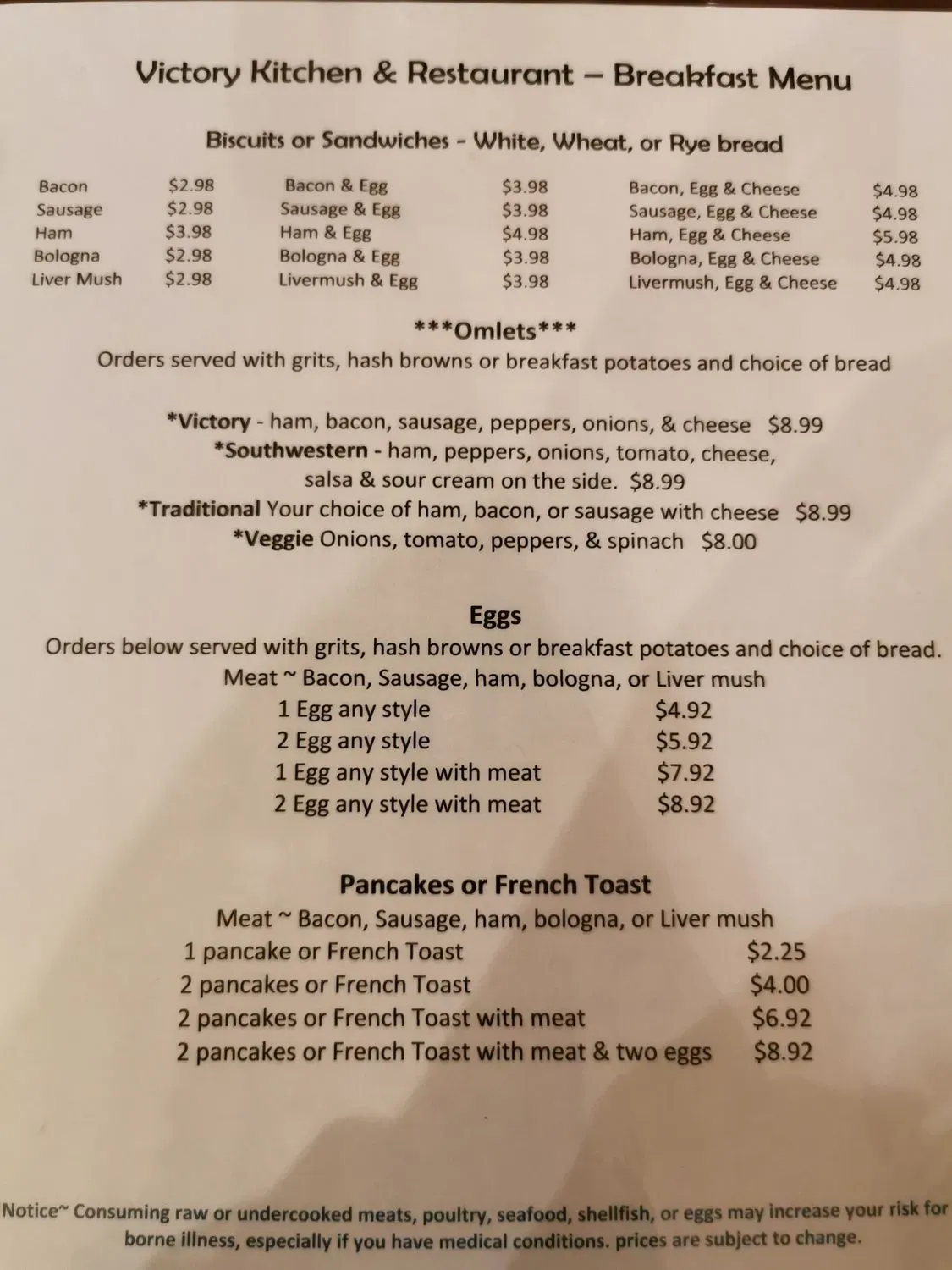 Menu 6