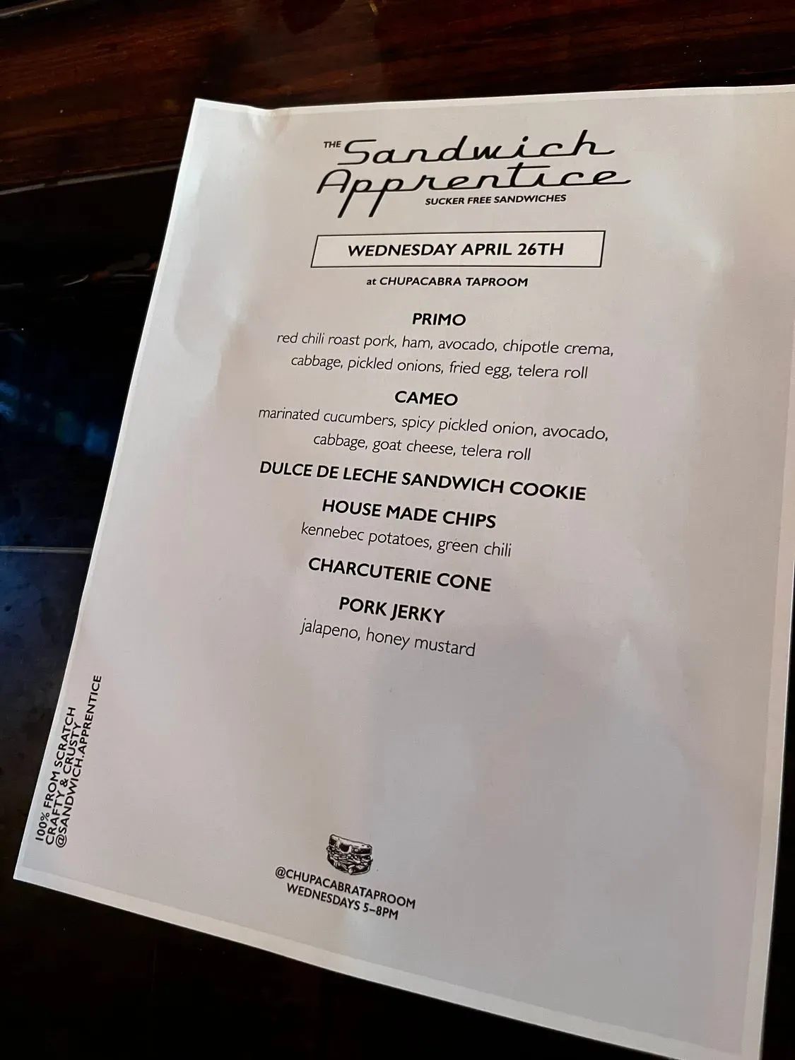 Menu 4