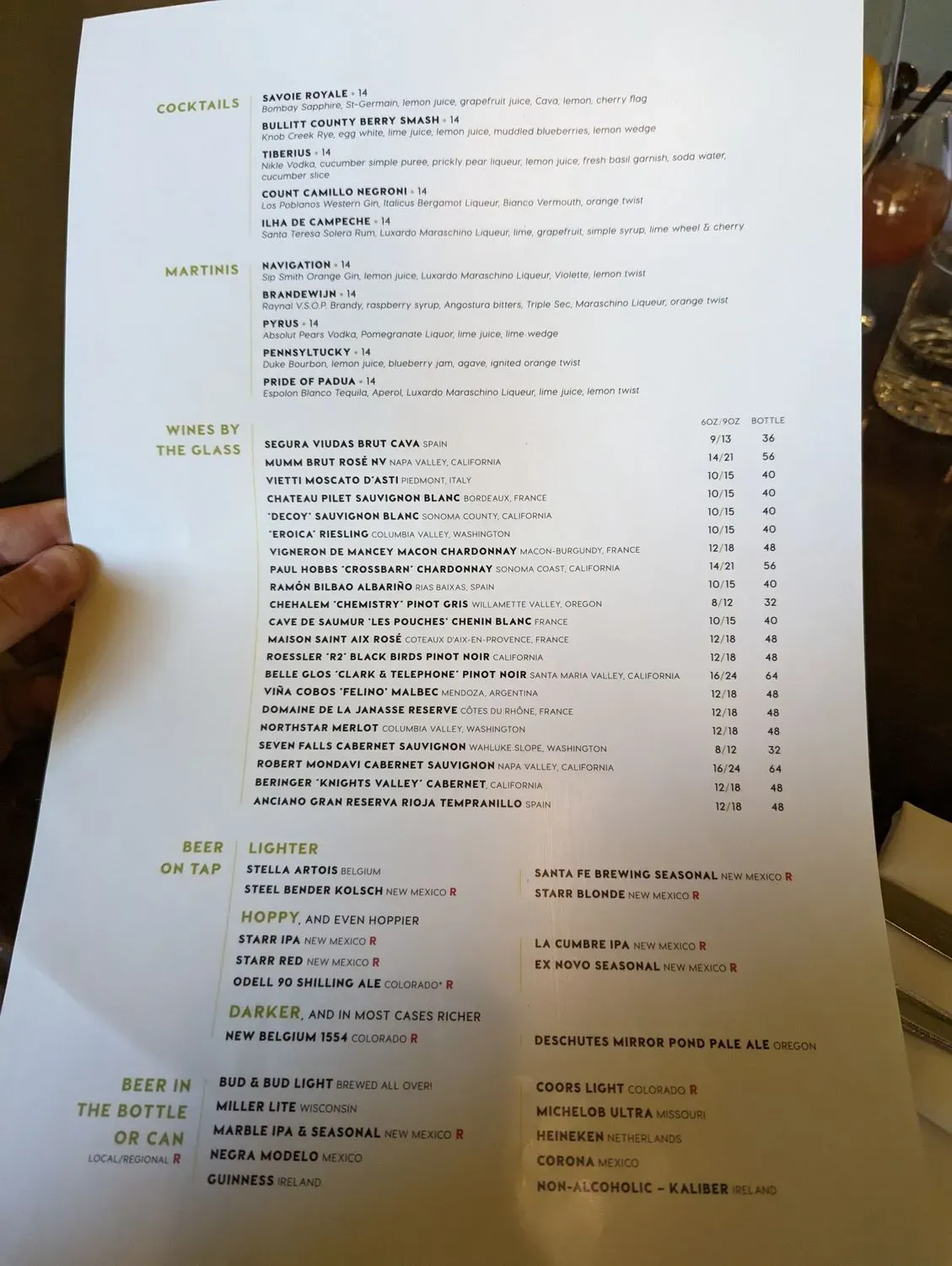 Menu 2