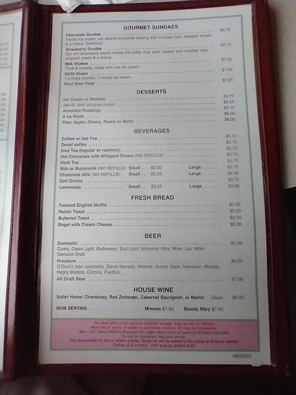 Menu 5