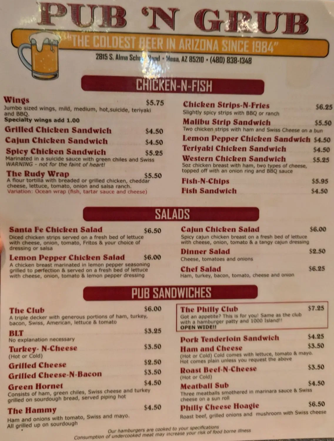 Menu 2