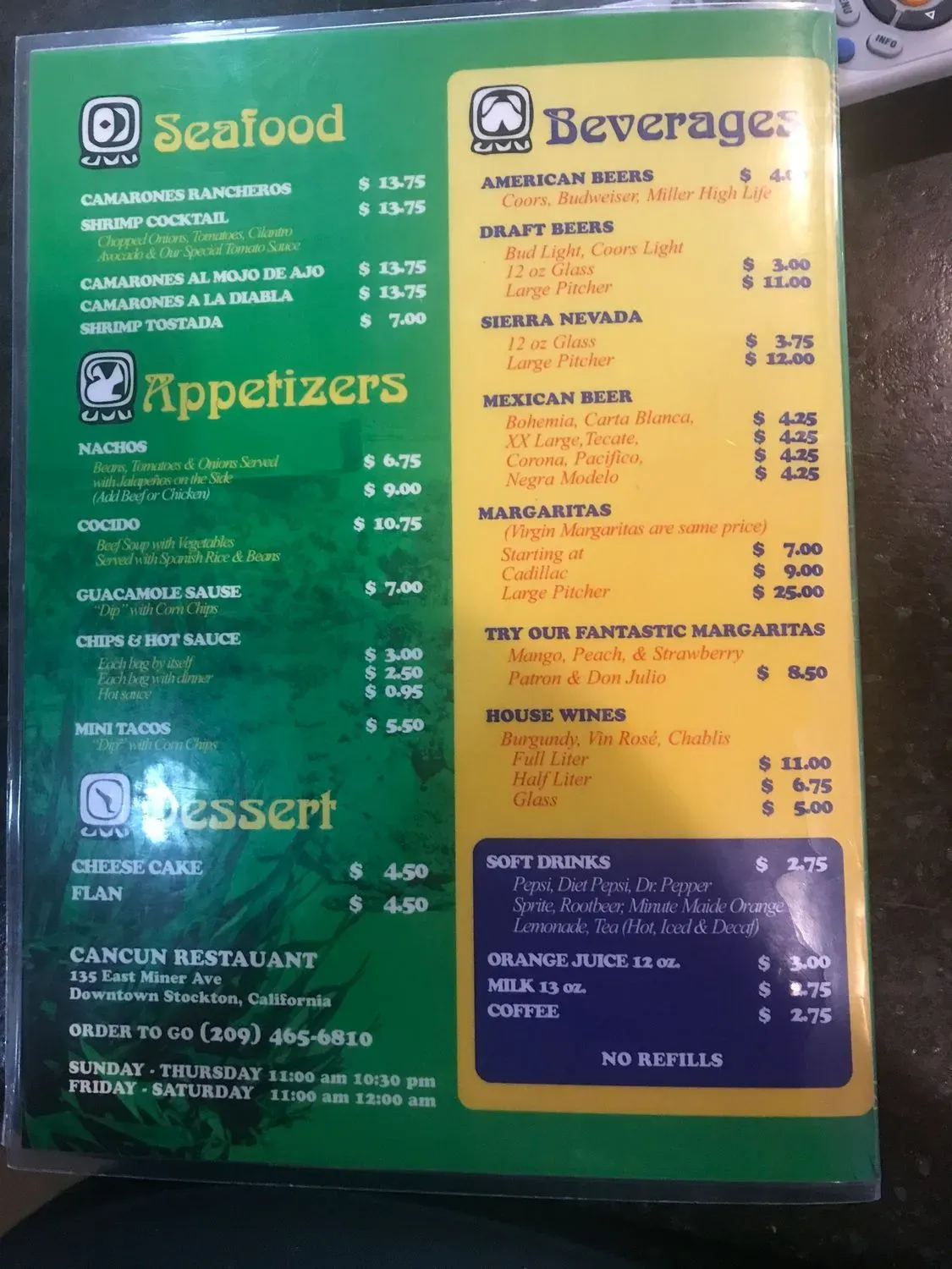 Menu 3