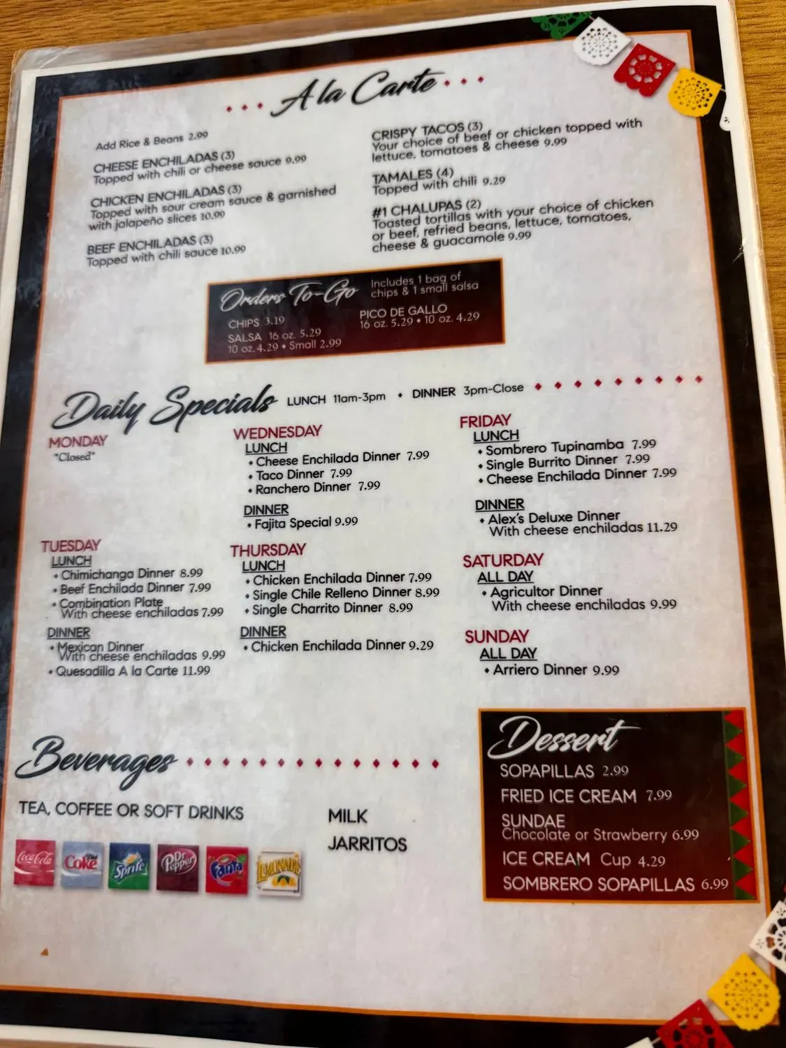 Menu 4