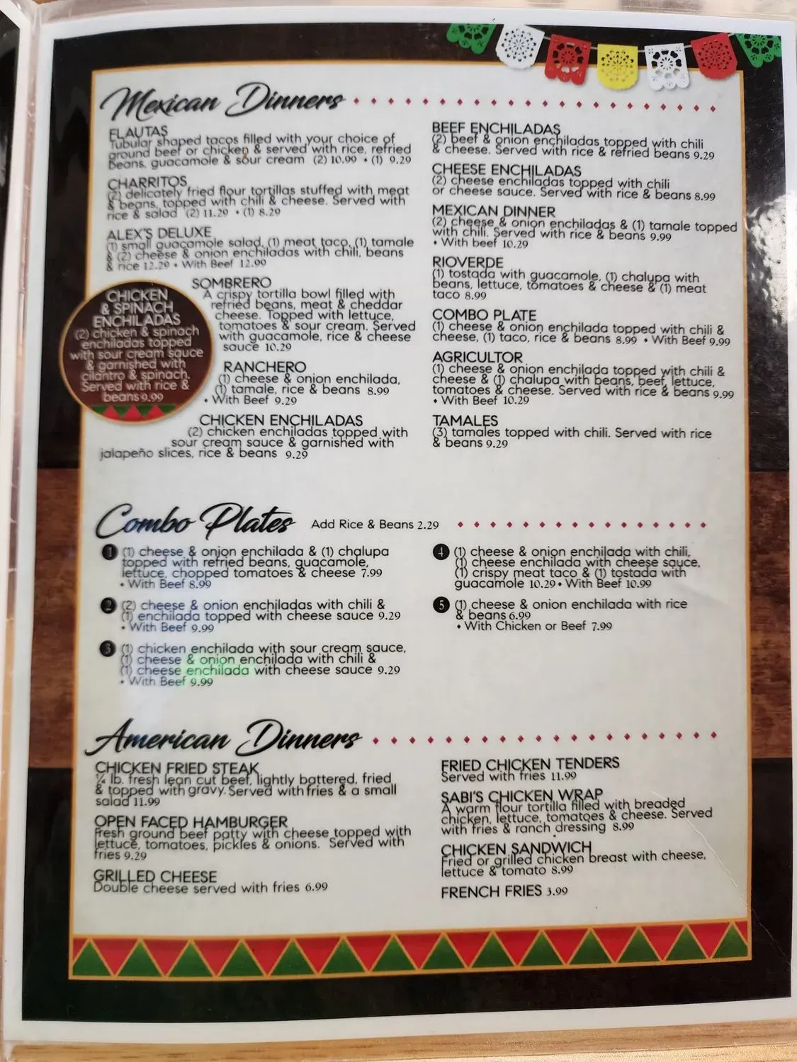 Menu 2