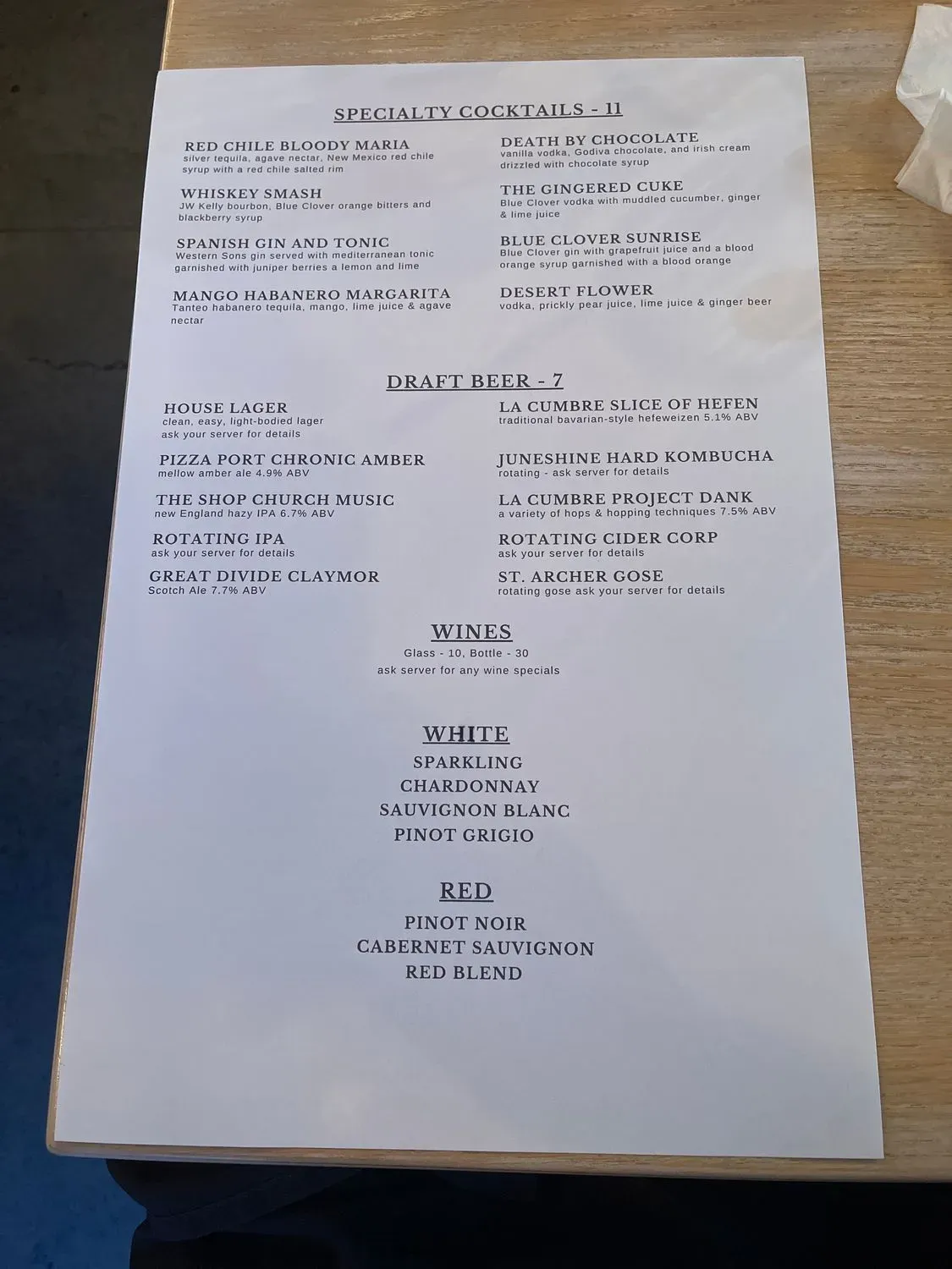 Menu 3