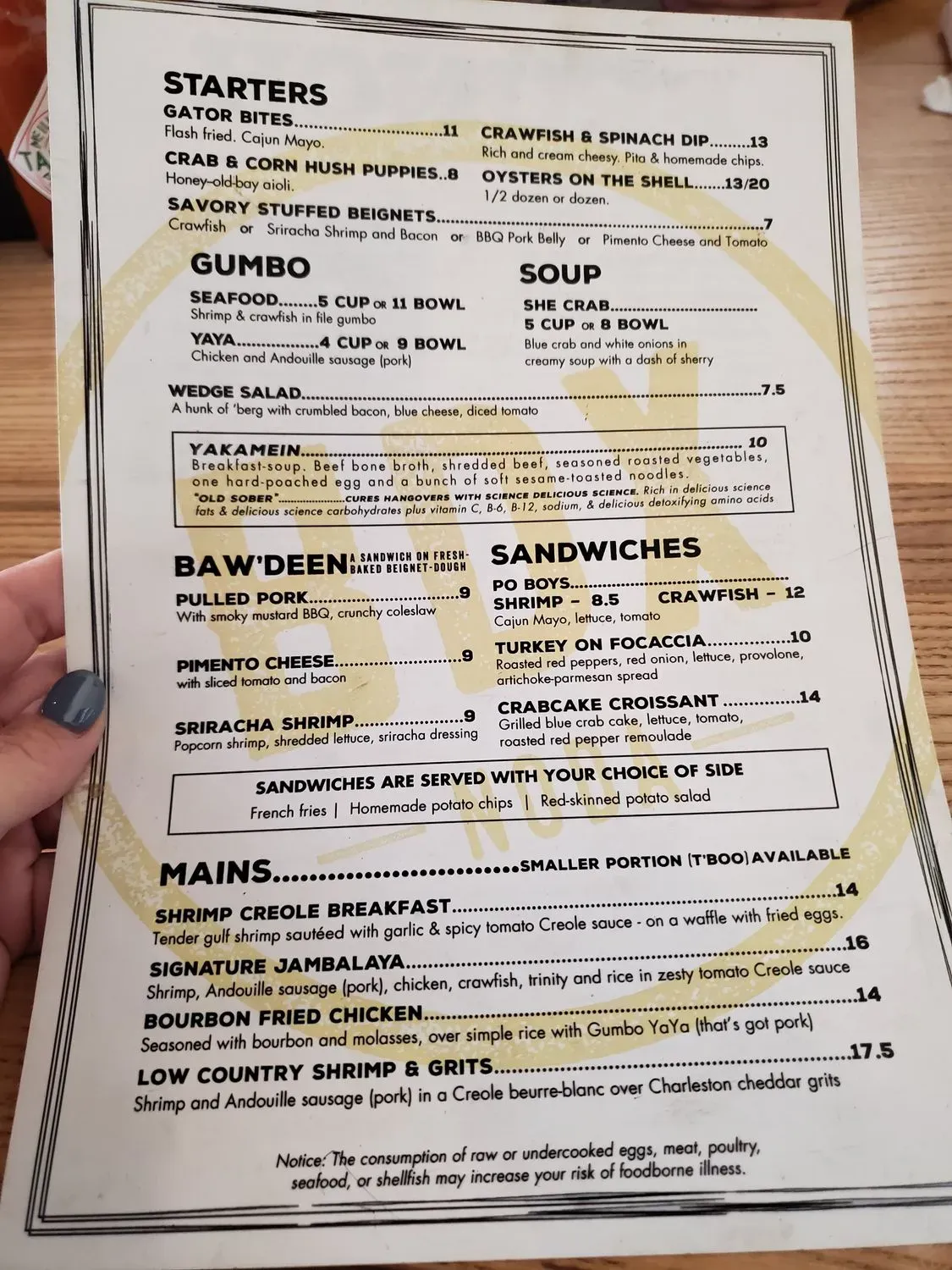 Menu 6