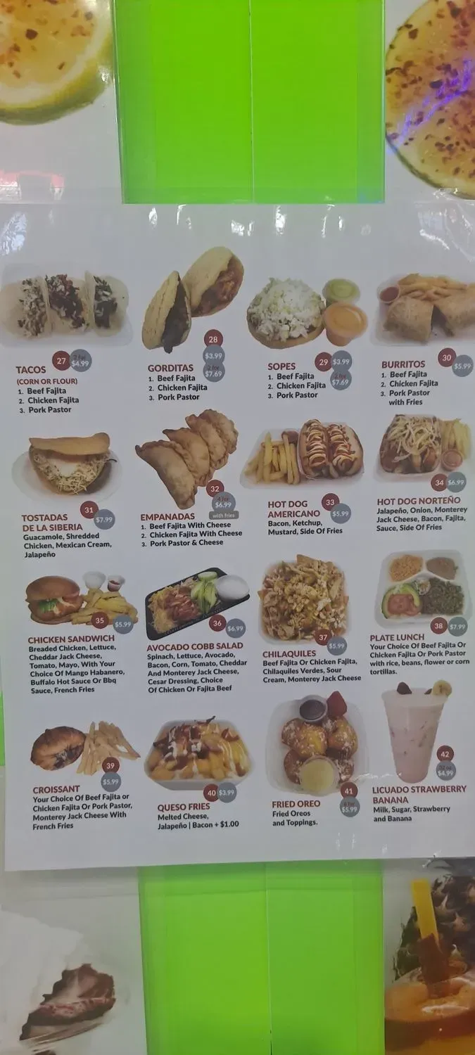 Menu 2