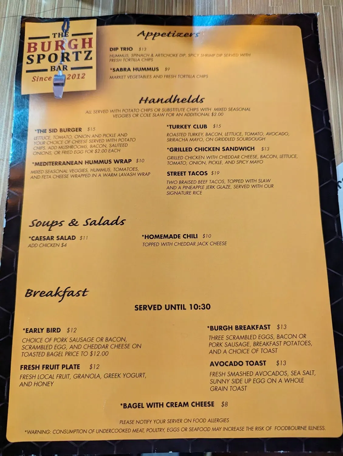 Menu 4