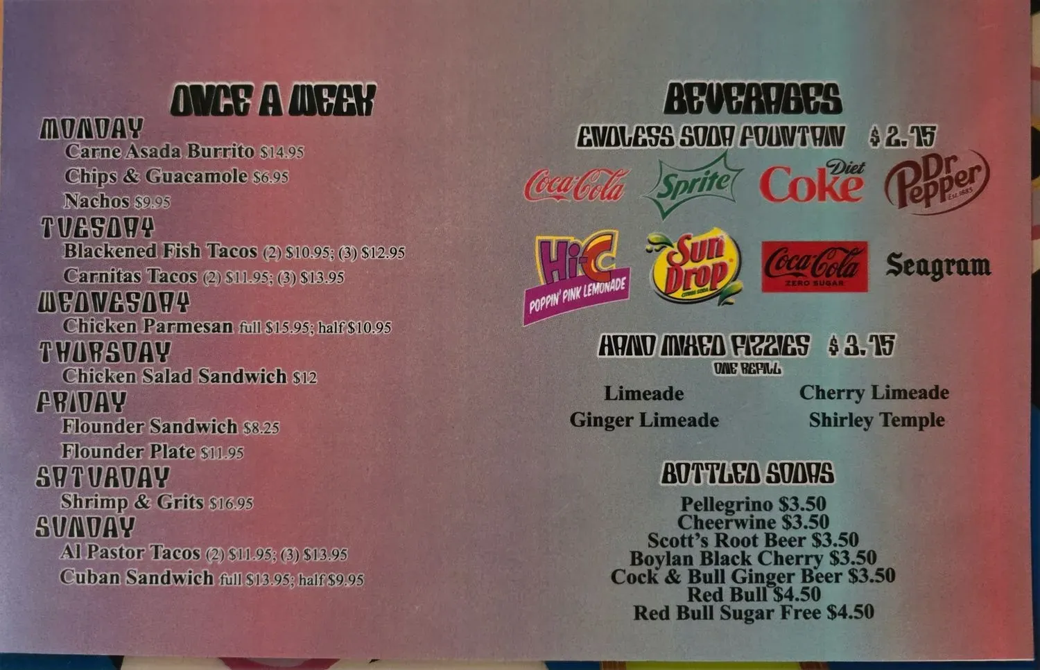 Menu 2