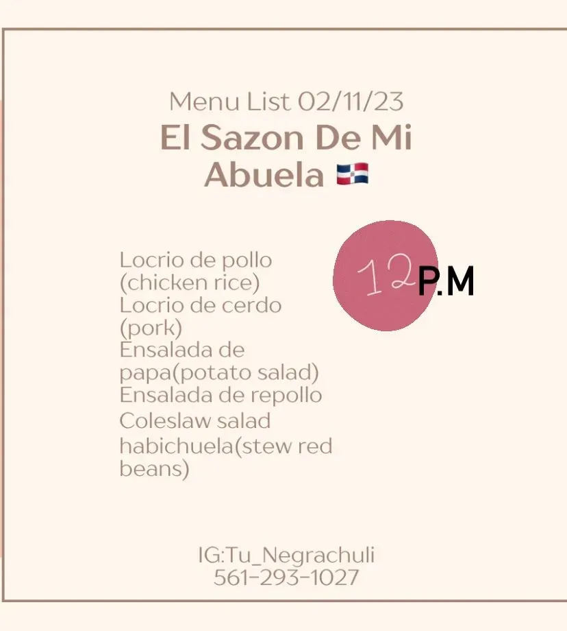 Menu 6