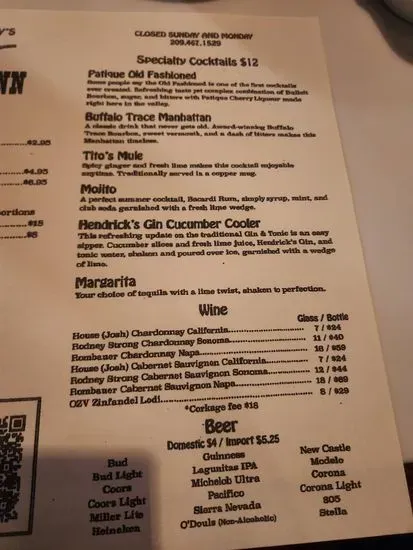 Menu 5