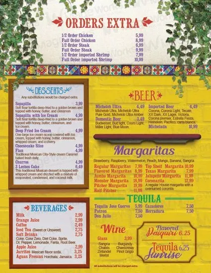 La Fiesta Mexican Grill In Kaplan Menu | Kaplan, LA | Checkle