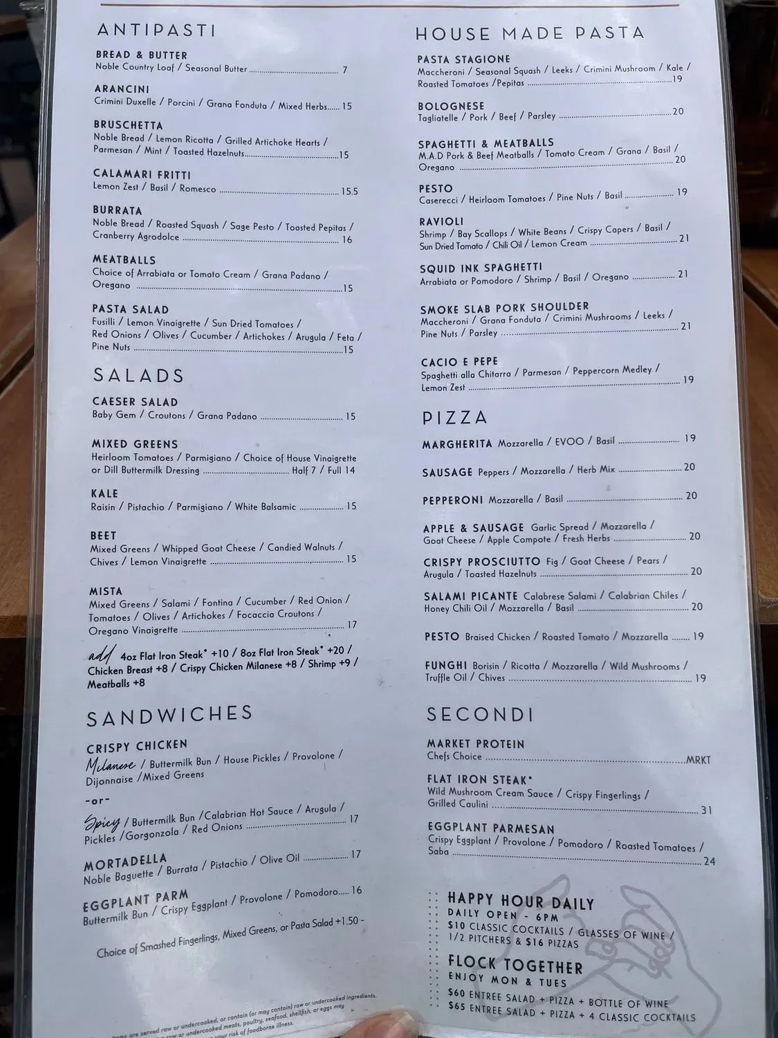 Menu 4