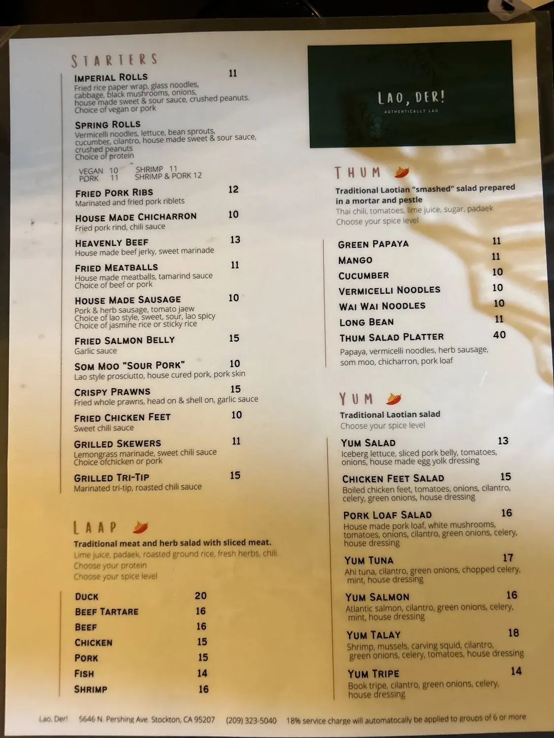 Menu 6