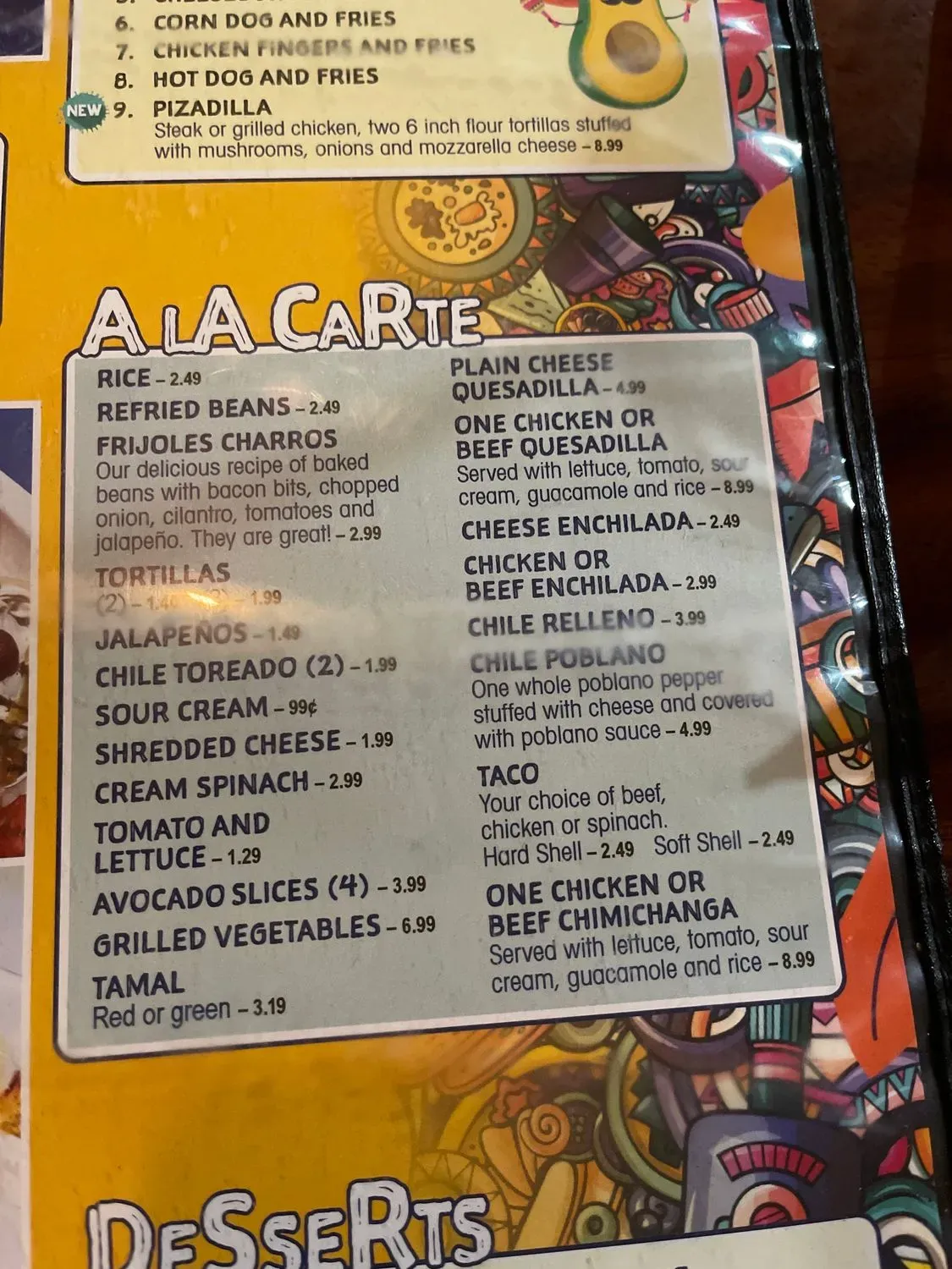 Menu 6