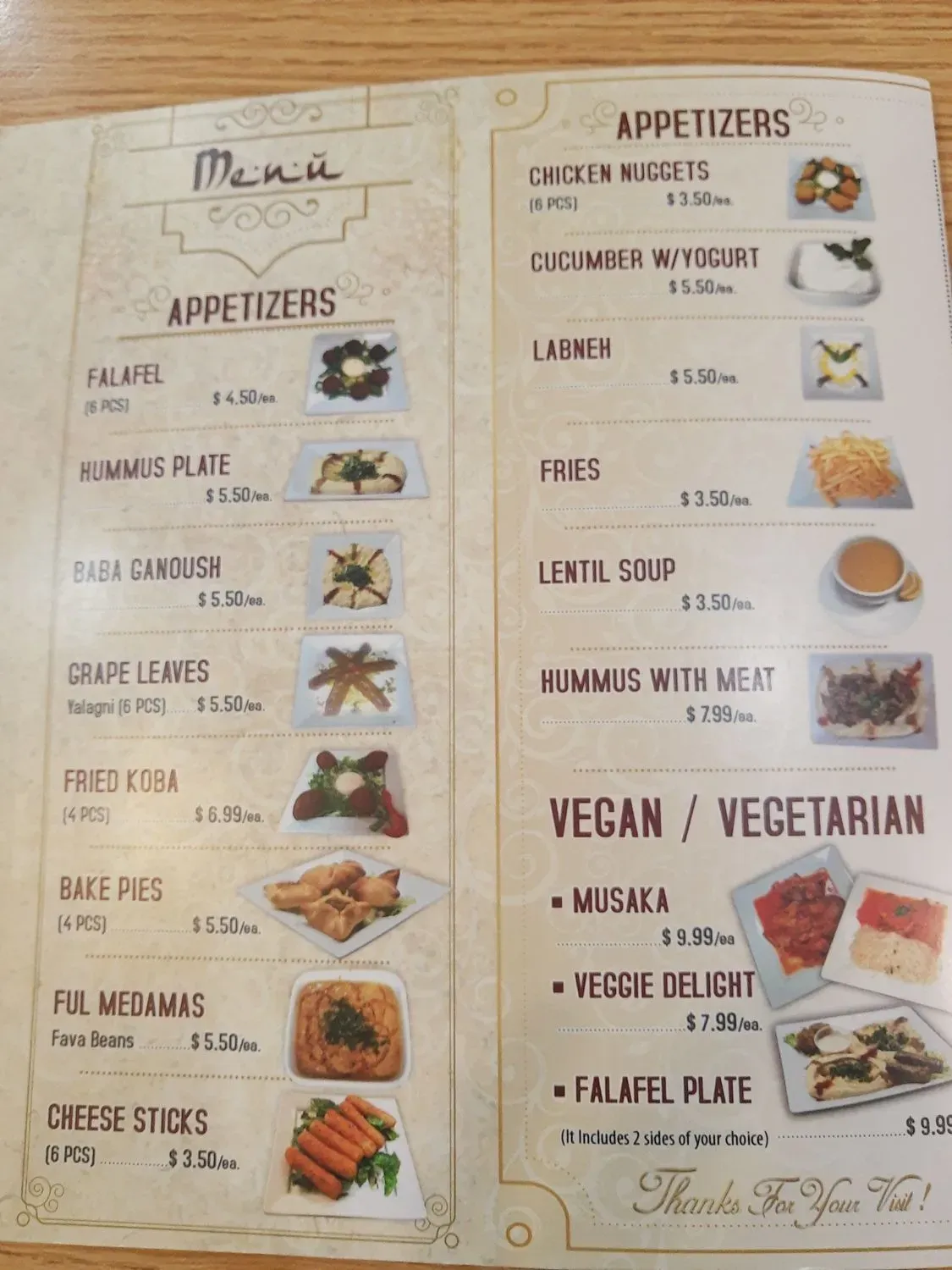 Menu 5