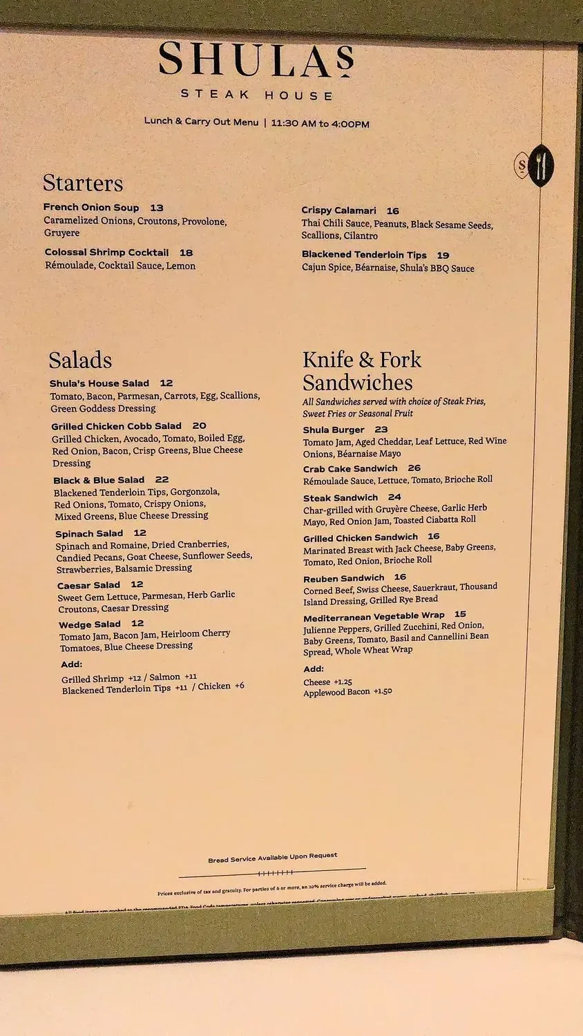 Menu 2