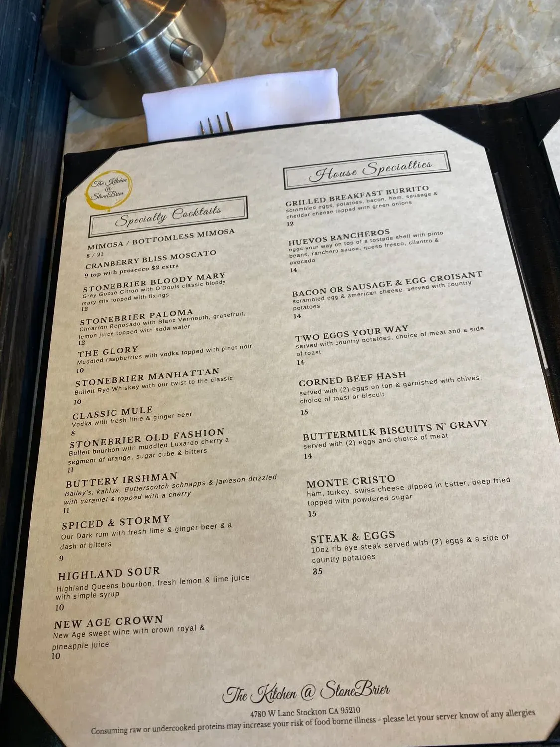 Menu 6