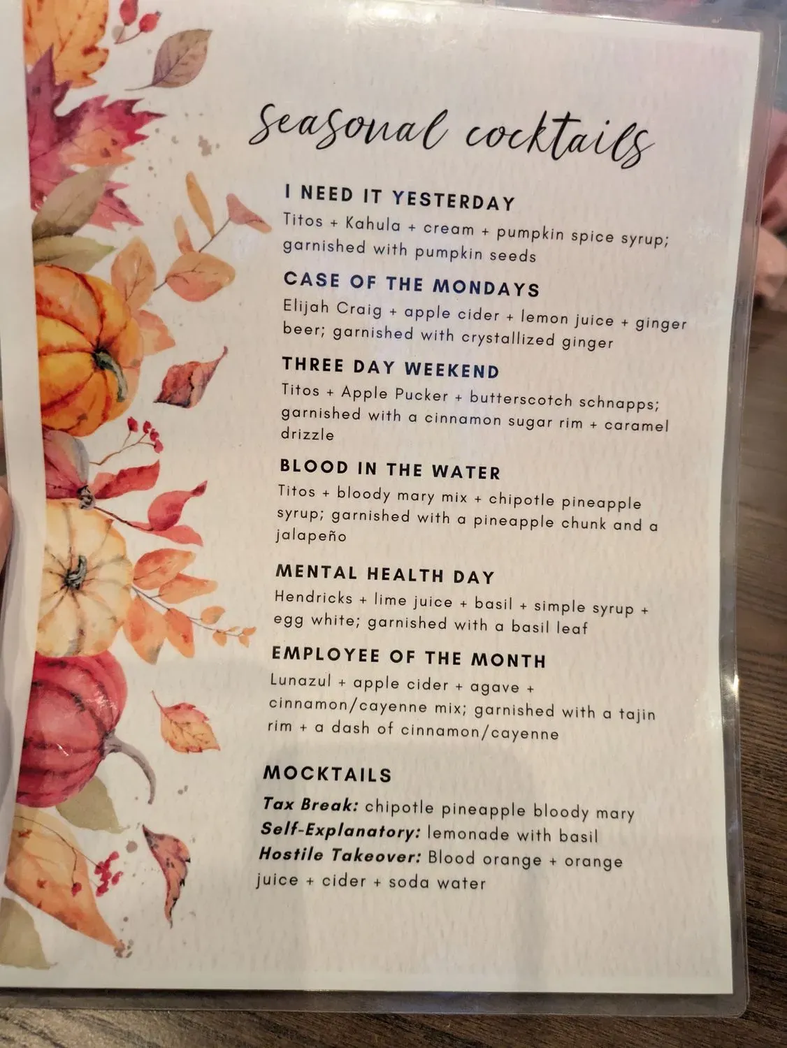 Menu 4