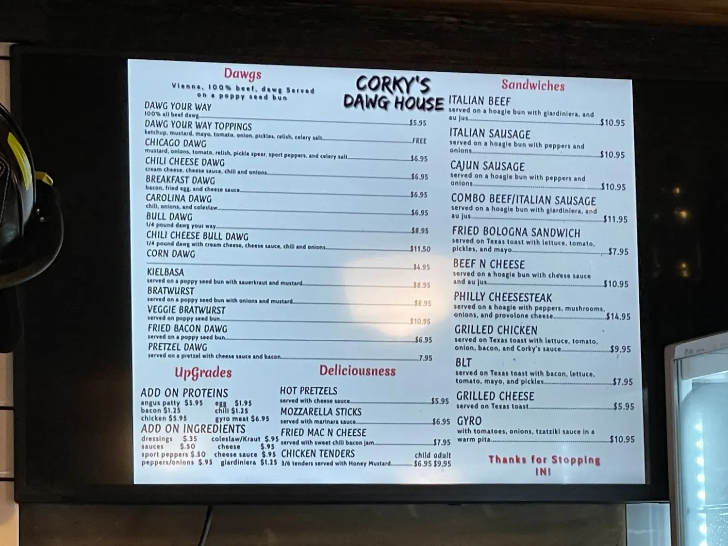 Menu 6