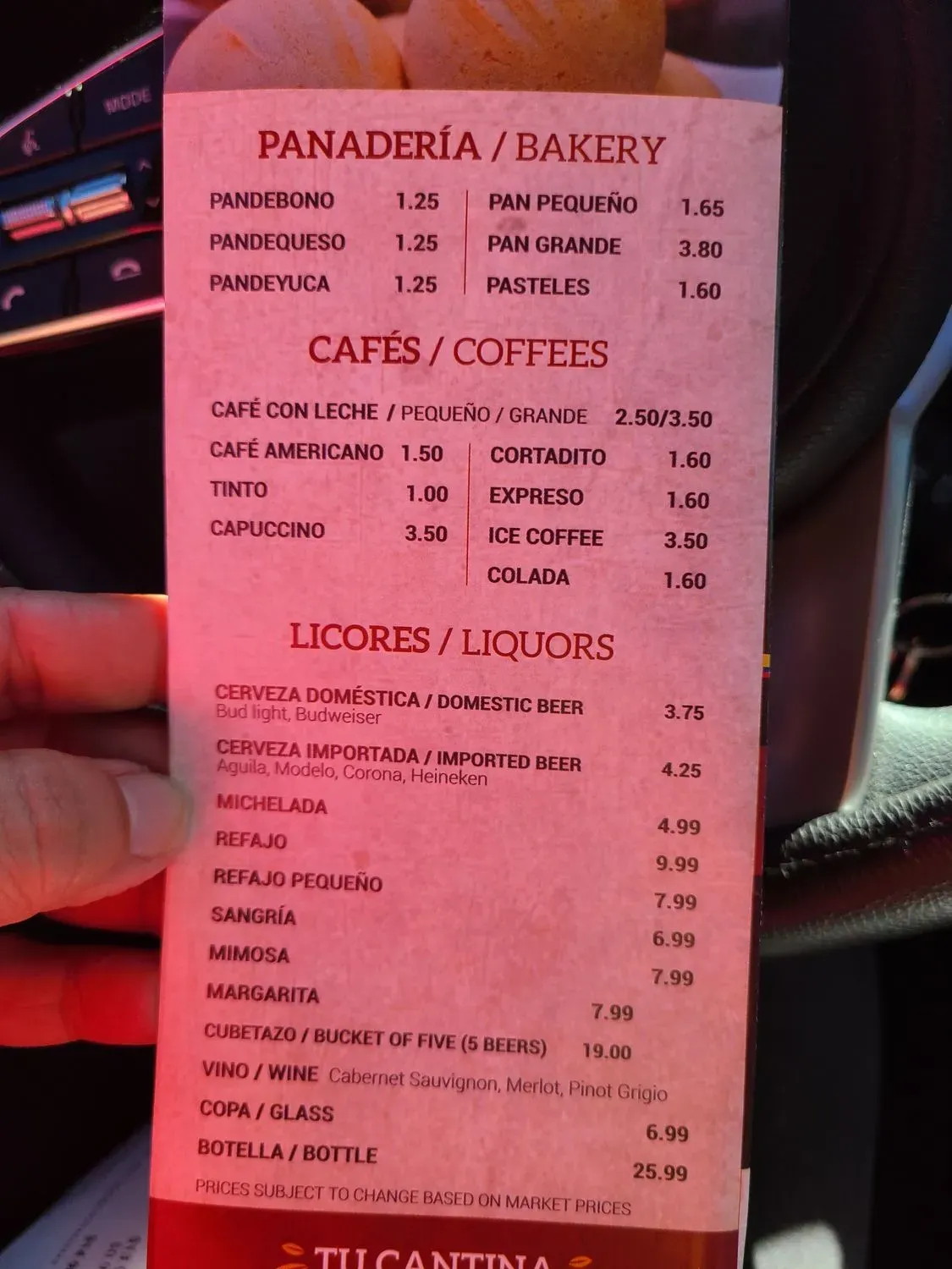 Menu 2