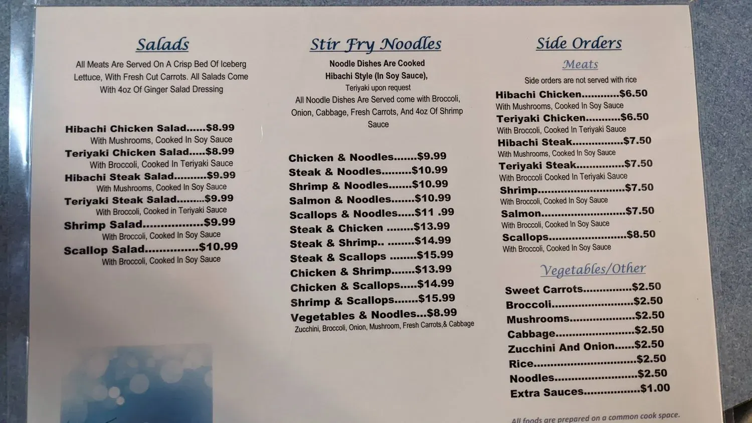 Menu 6