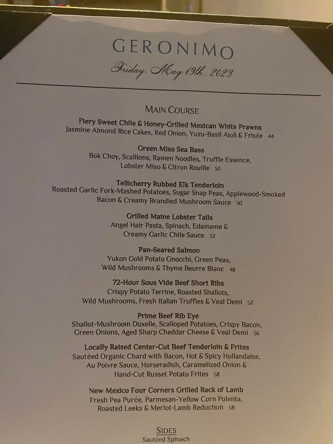 Menu 4