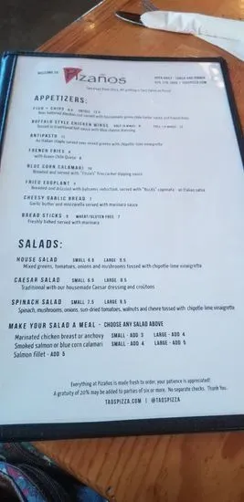 Menu 2