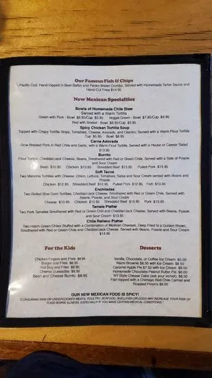 Menu 5