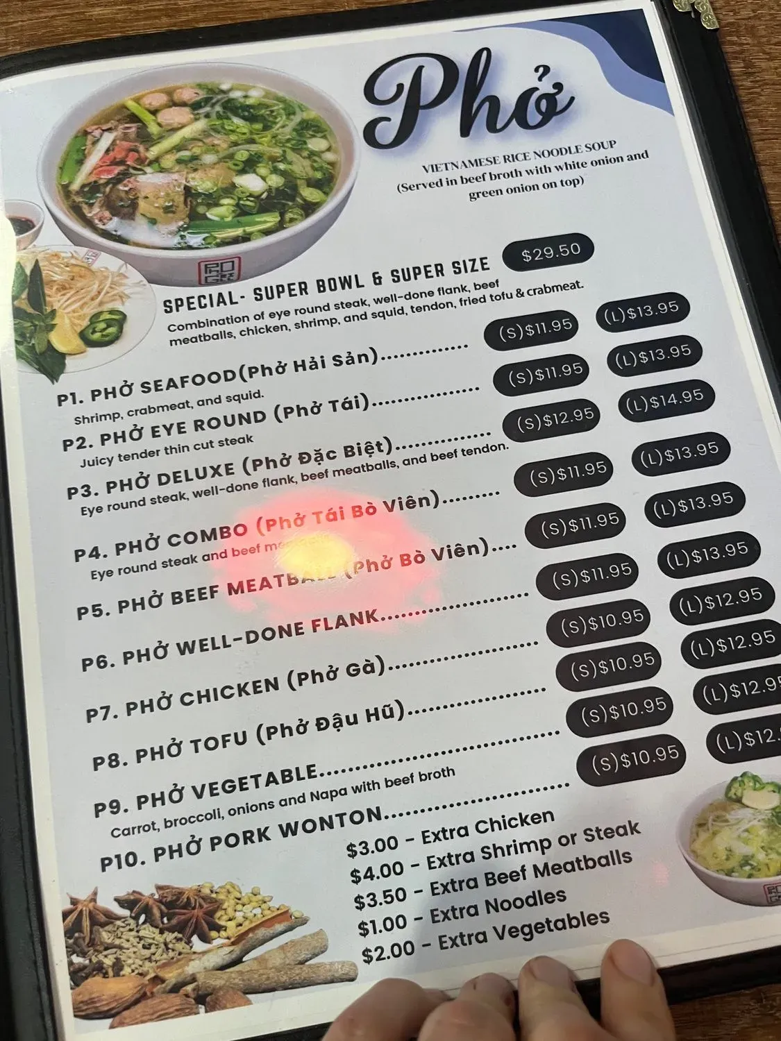 Pho and Grill - Asian Authentic Menu - Updated November 2025