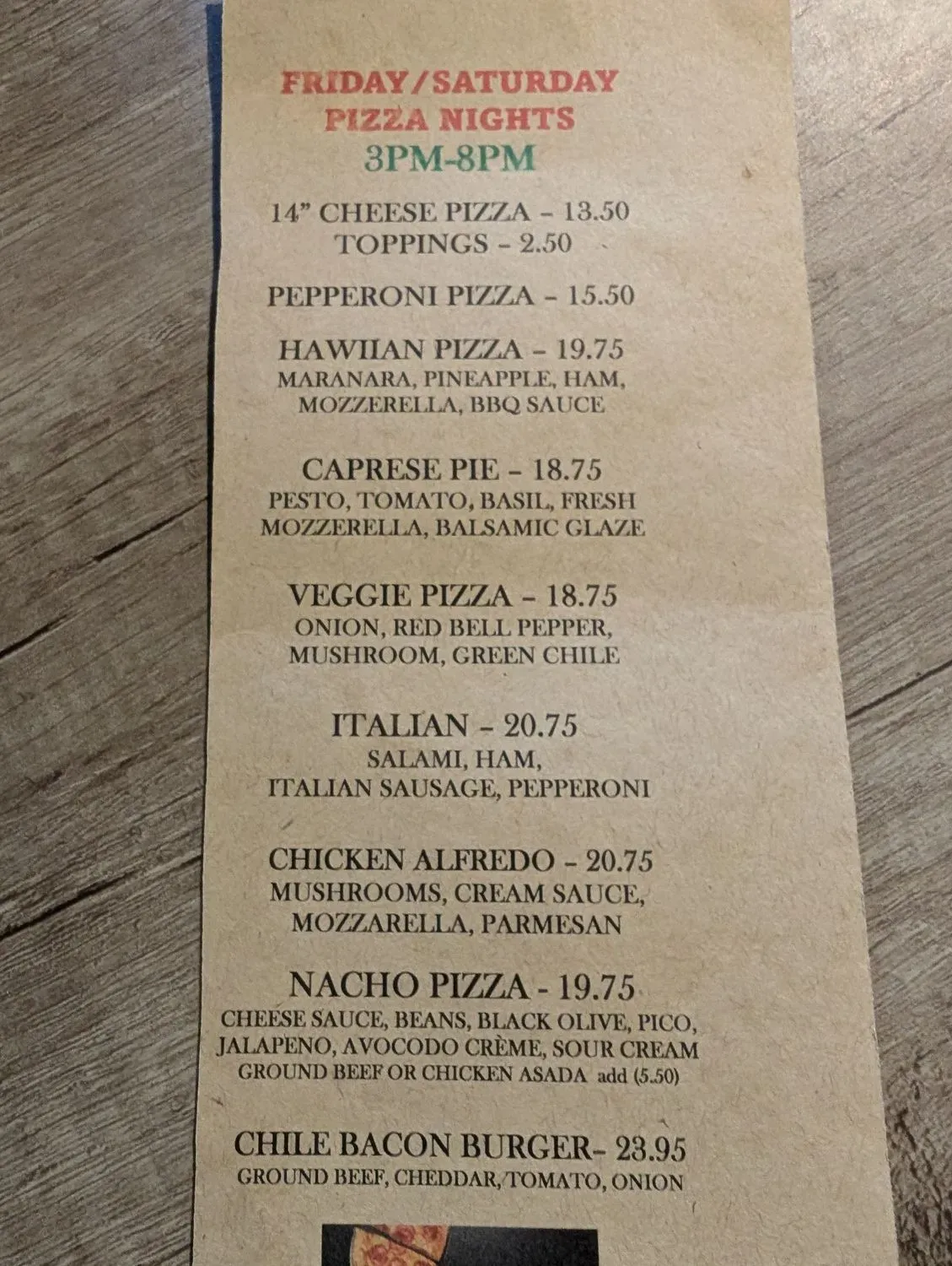 Menu 3