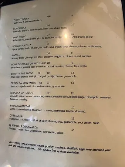 Menu 2