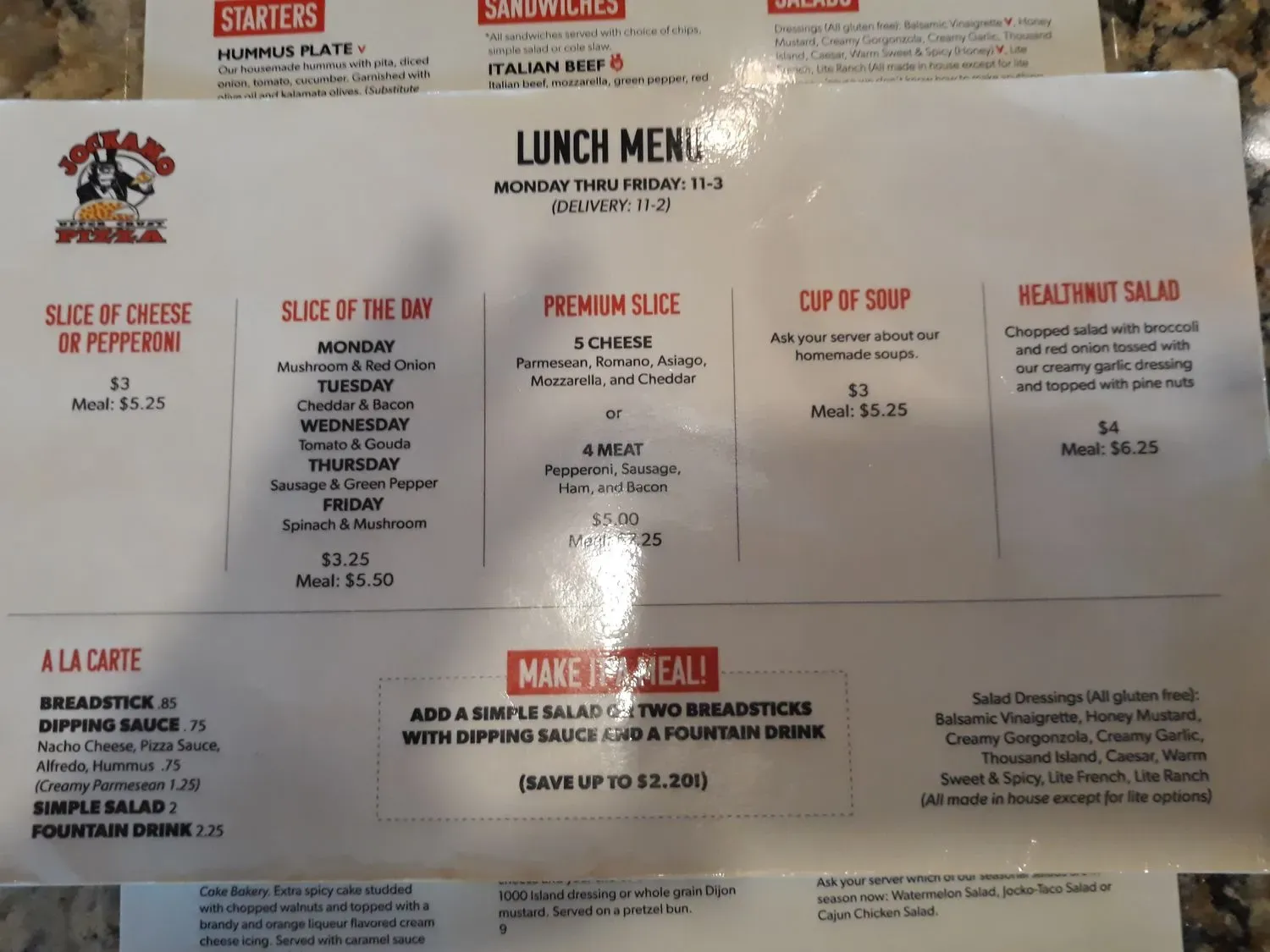 Menu 6