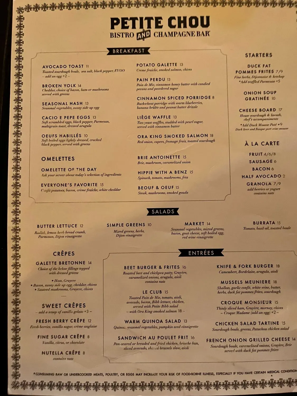 Menu 6