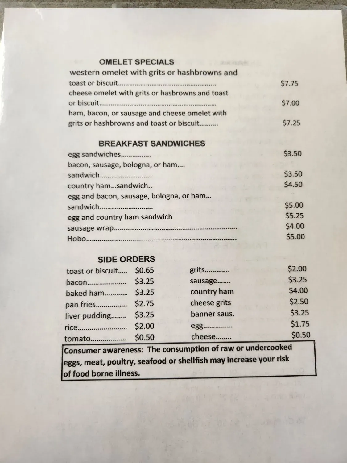 Menu 2