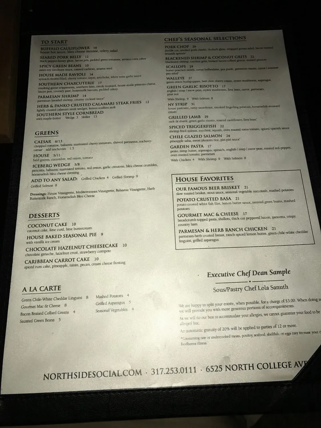 Menu 4