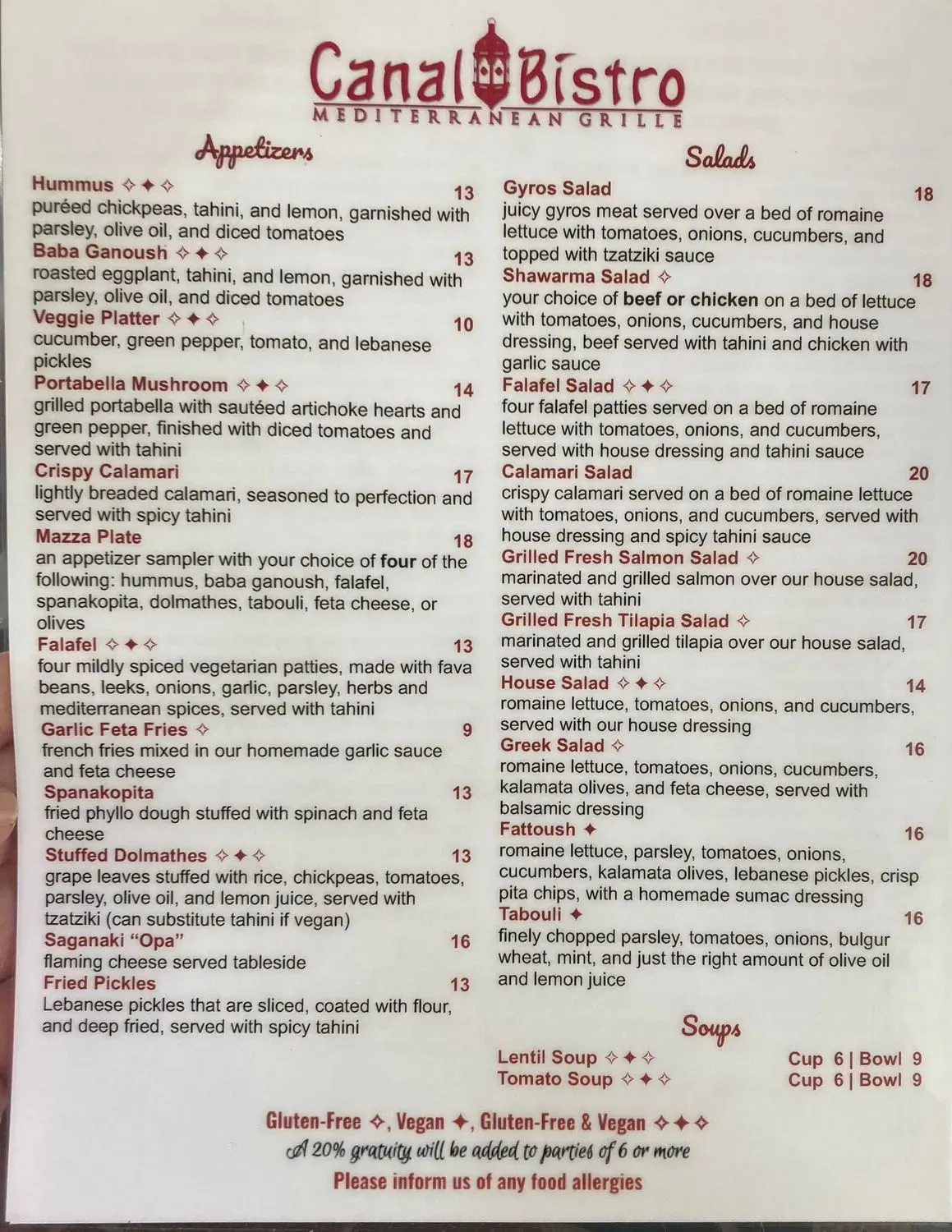 Menu 5