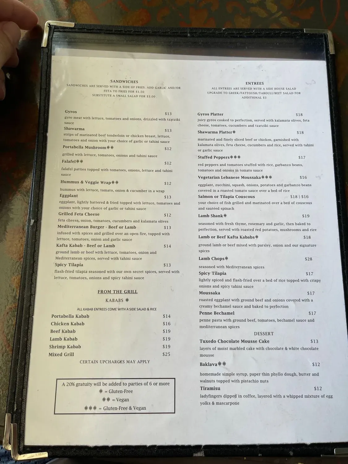 Menu 4