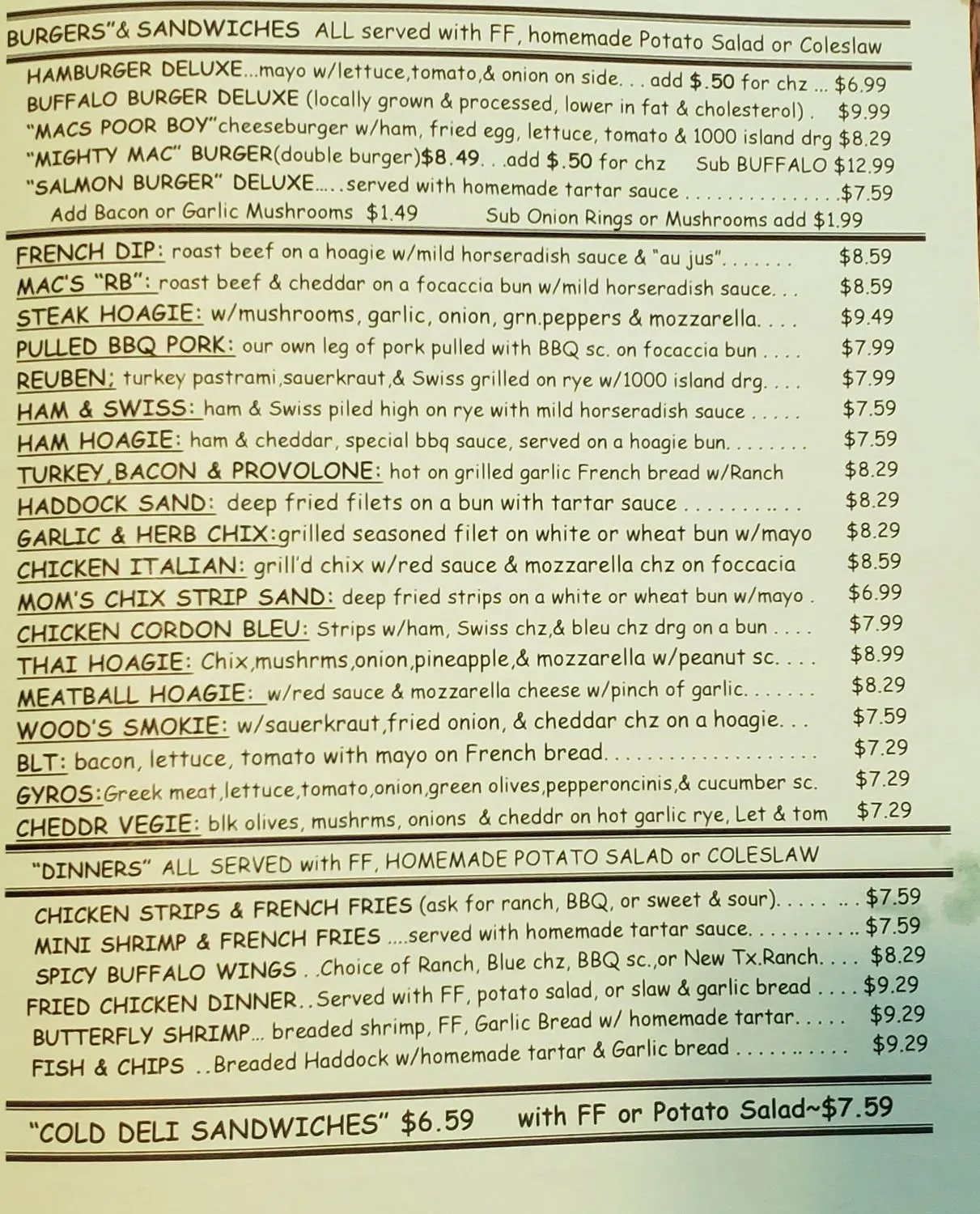 Menu 3