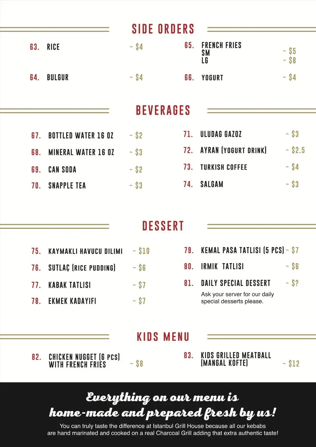 Menu 5